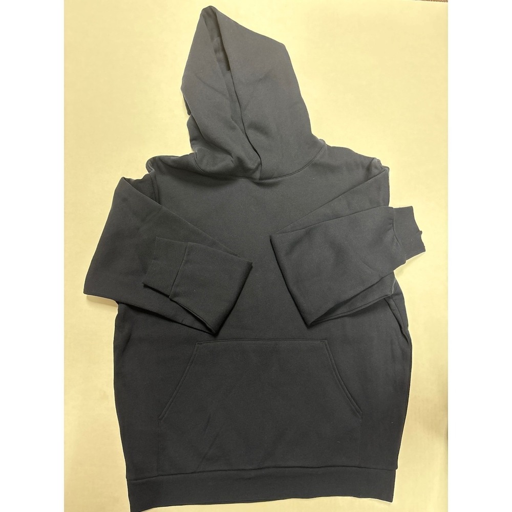 Independent Trading Company Fleece Hoodie Navy Pullover Sweatshirt Medium